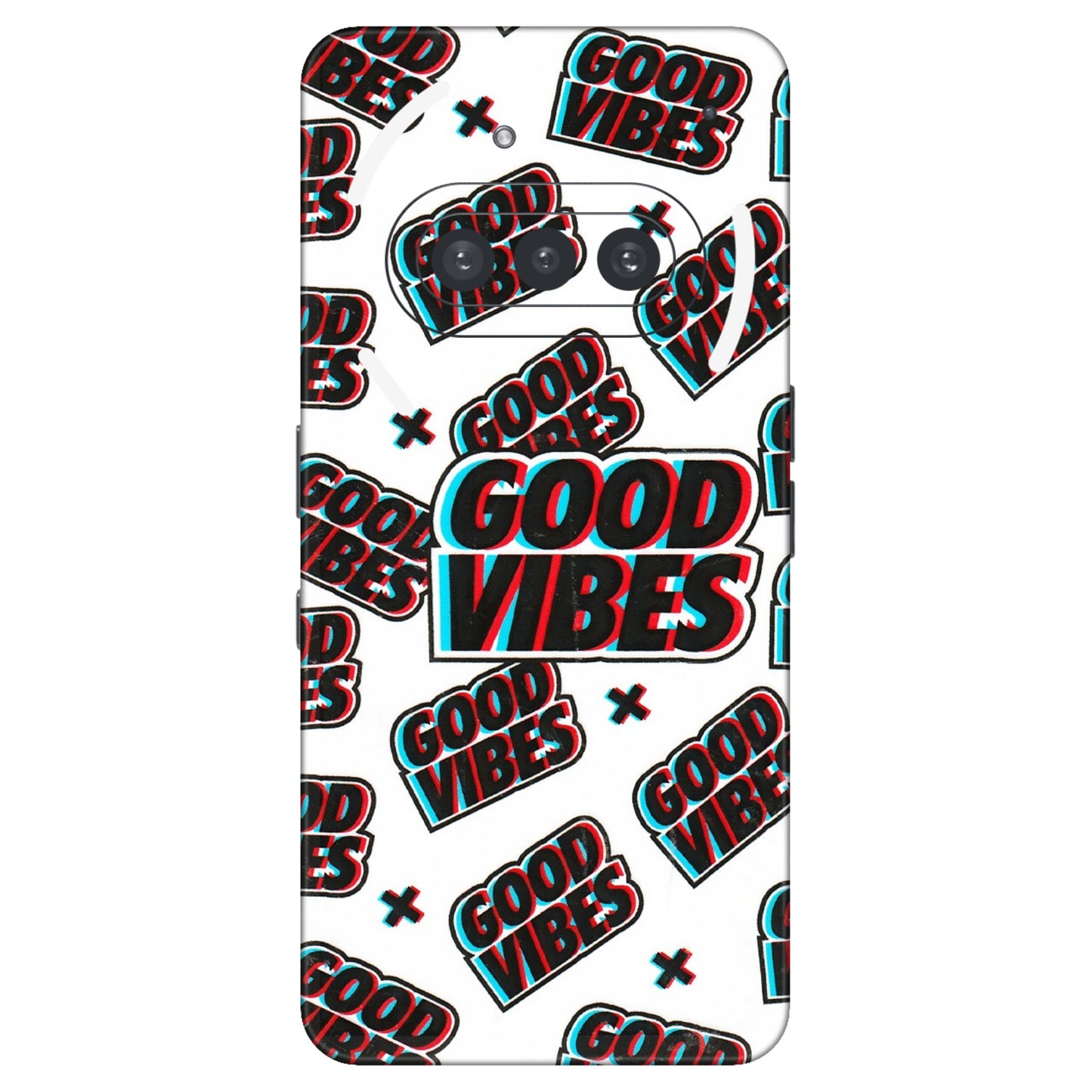Nothing Phone Skins (All Models) - Good Vibes  Latest - 3D Embossed Finish (L-282) Nothing Phone 3A