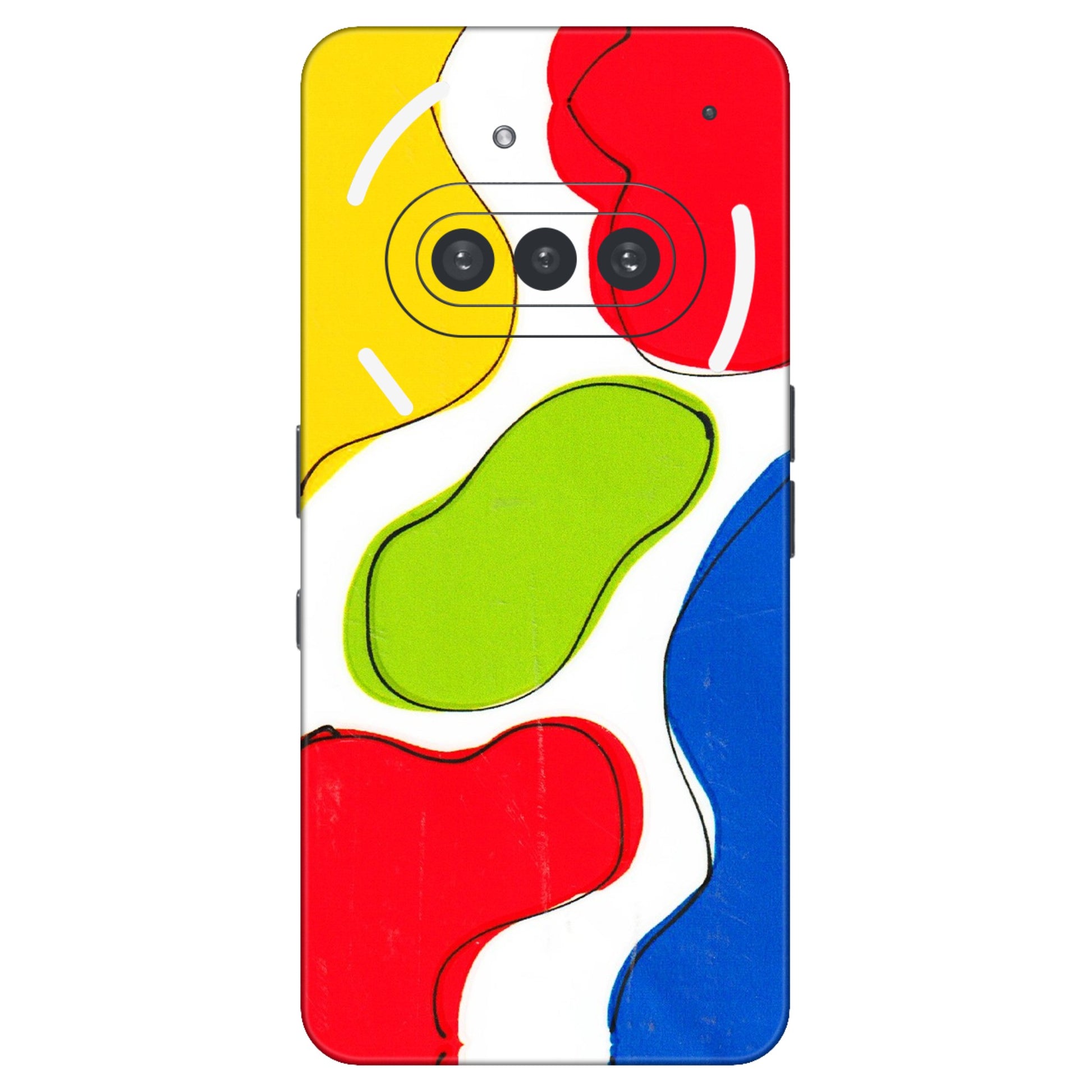 Nothing Phone Skins (All Models) - RGB Colour Paint  Latest - 3D Embossed Finish (L-284) Nothing Phone 3A