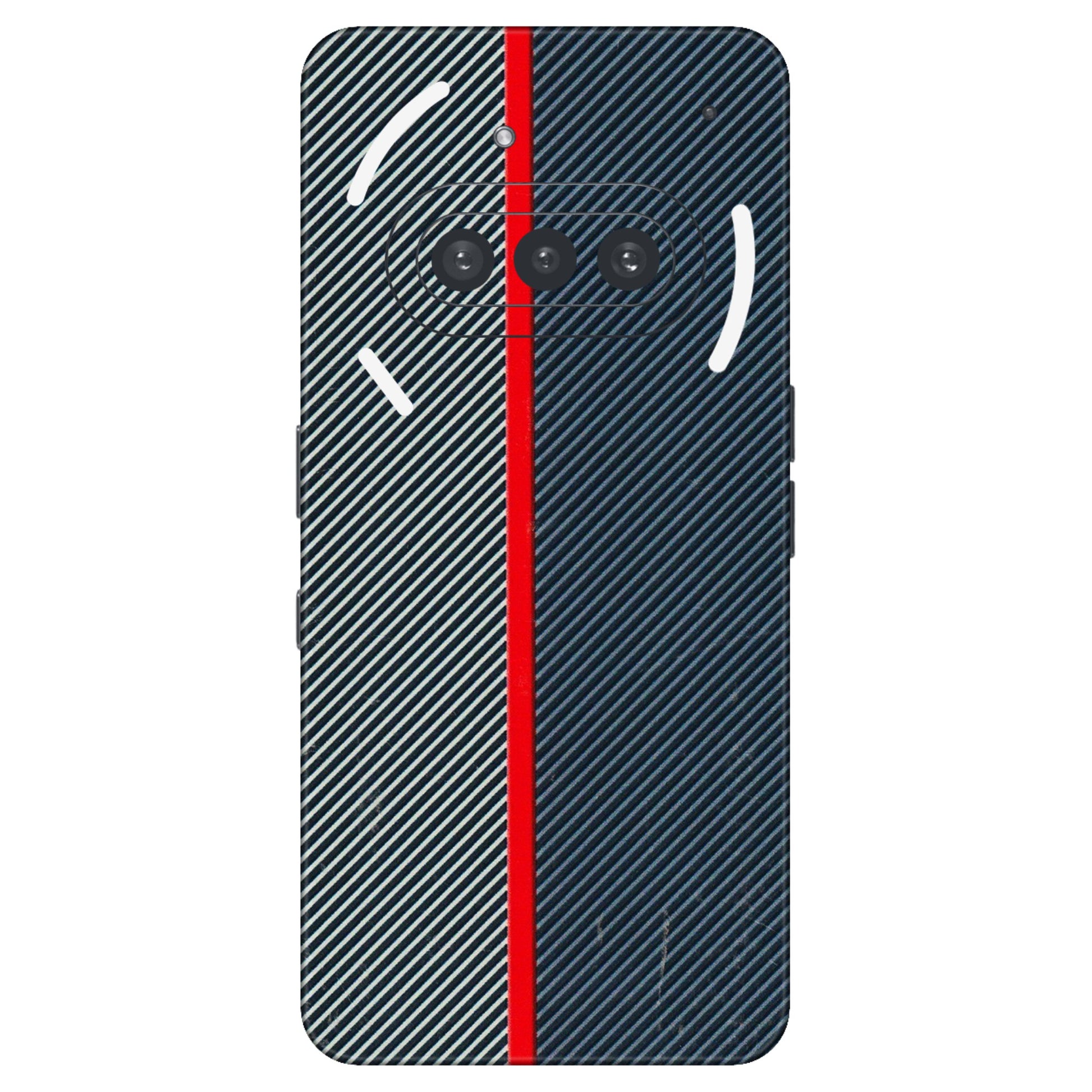 Nothing Phone Skins (All Models) - Blue Sober Lines - 3D Embossed Finish (L-305) Nothing Phone 3A