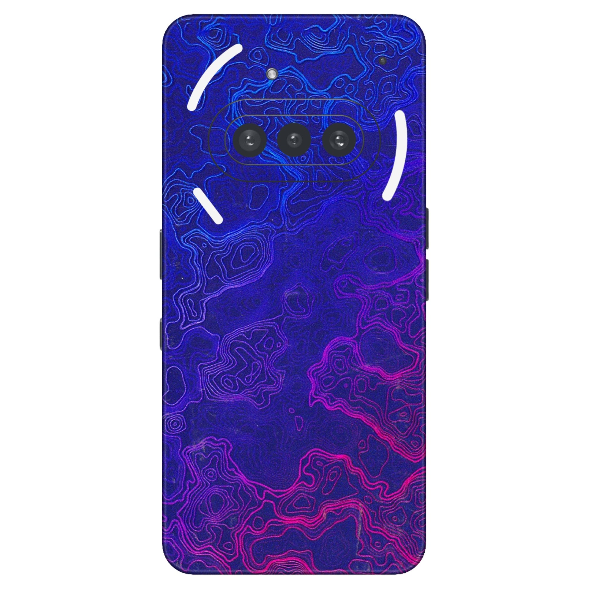 Nothing Phone Skins (All Models) - Purple Ripples Swirl - 3D Embossed Finish (L-314) Nothing Phone 3A