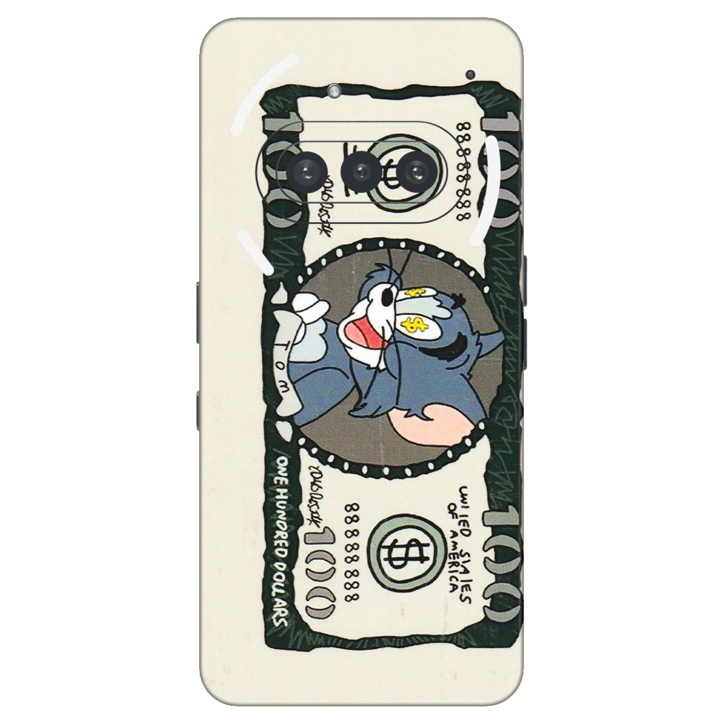 Nothing Phone Skins (All Models) - Tom Hundred Dollar - 3D Embossed Finish (L-324) Nothing Phone 3A