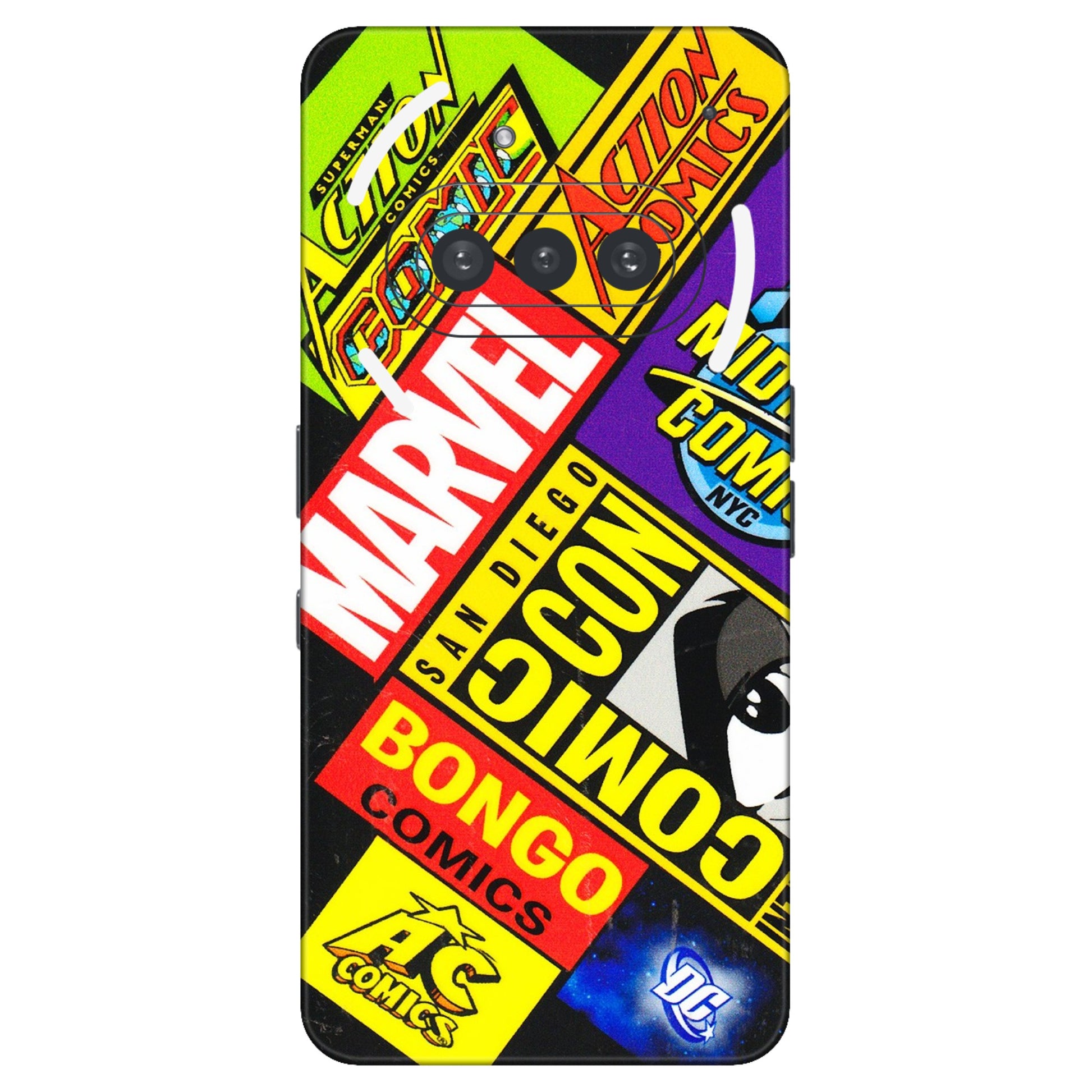 Nothing Phone Skins (All Models) - Bongo Comic Con - 3D Embossed Finish (L-325) Nothing Phone 3A