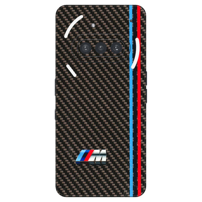 Nothing Phone Skins (All Models) - BM Carbon Fiber Feels - 3D Embossed Finish (L-38) Nothing Phone 3A