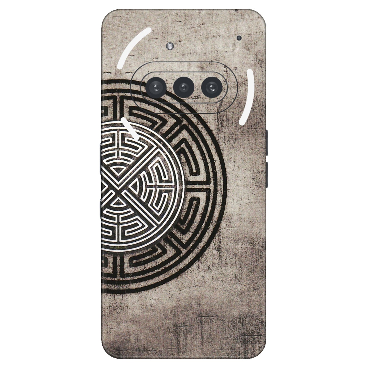 Nothing Phone Skins (All Models) - Mysterious Circular Design - 3D Embossed Finish (L-63) Nothing Phone 3A