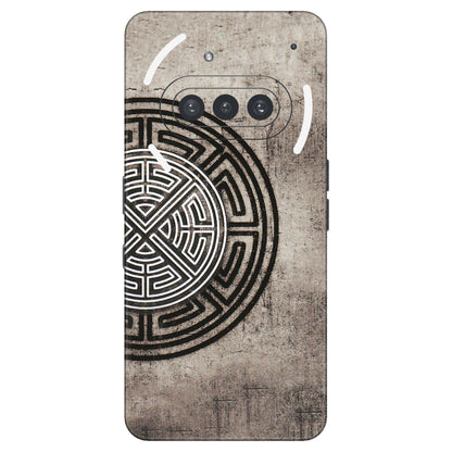 Nothing Phone Skins (All Models) - Mysterious Circular Design - 3D Embossed Finish (L-63) Nothing Phone 3A