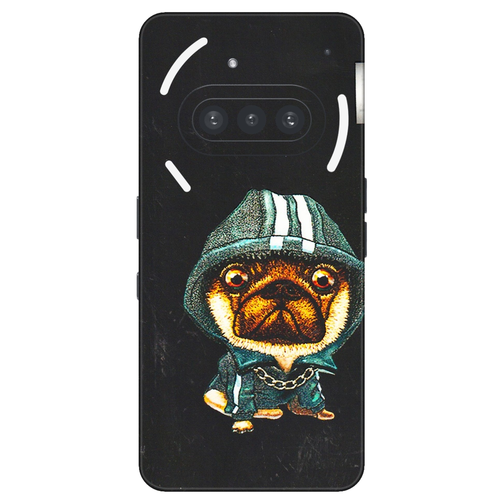 Nothing Phone Skins (All Models) - Puppy N Hoodie - 3D Embossed Finish (L-90) Nothing Phone 3A