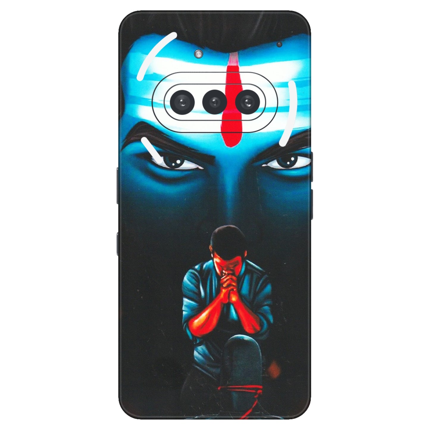 Nothing Phone Skins (All Models) - Mahakal Bhakt - Matte Finish (M-112) Nothing Phone 3A