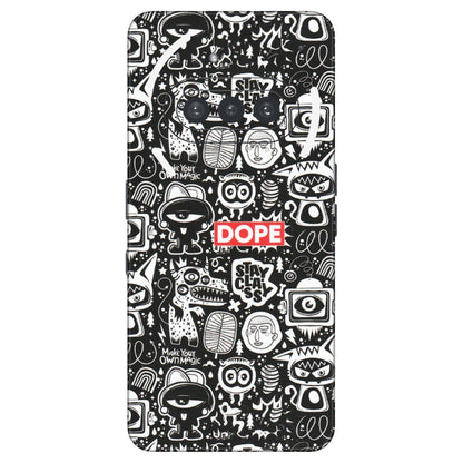 Nothing Phone Skins (All Models) - Dope Stay Classy Black Doodles - Matte Finish (M-126) Nothing Phone 3A