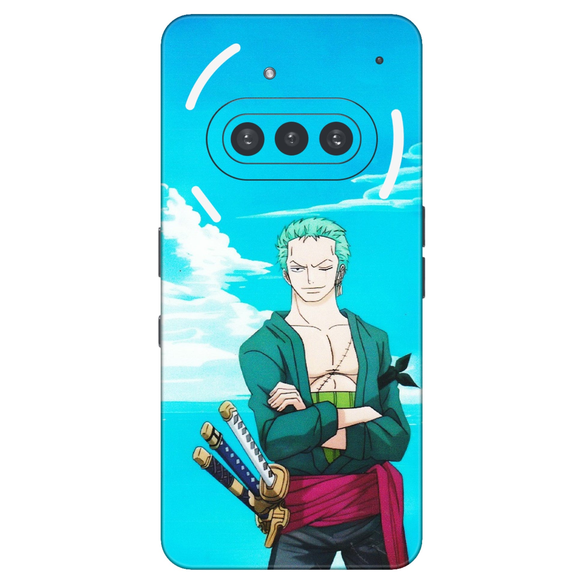 Nothing Phone Skins (All Models) - Cool Swordman Zoro Anime - Matte Finish (M-143) Nothing Phone 3A