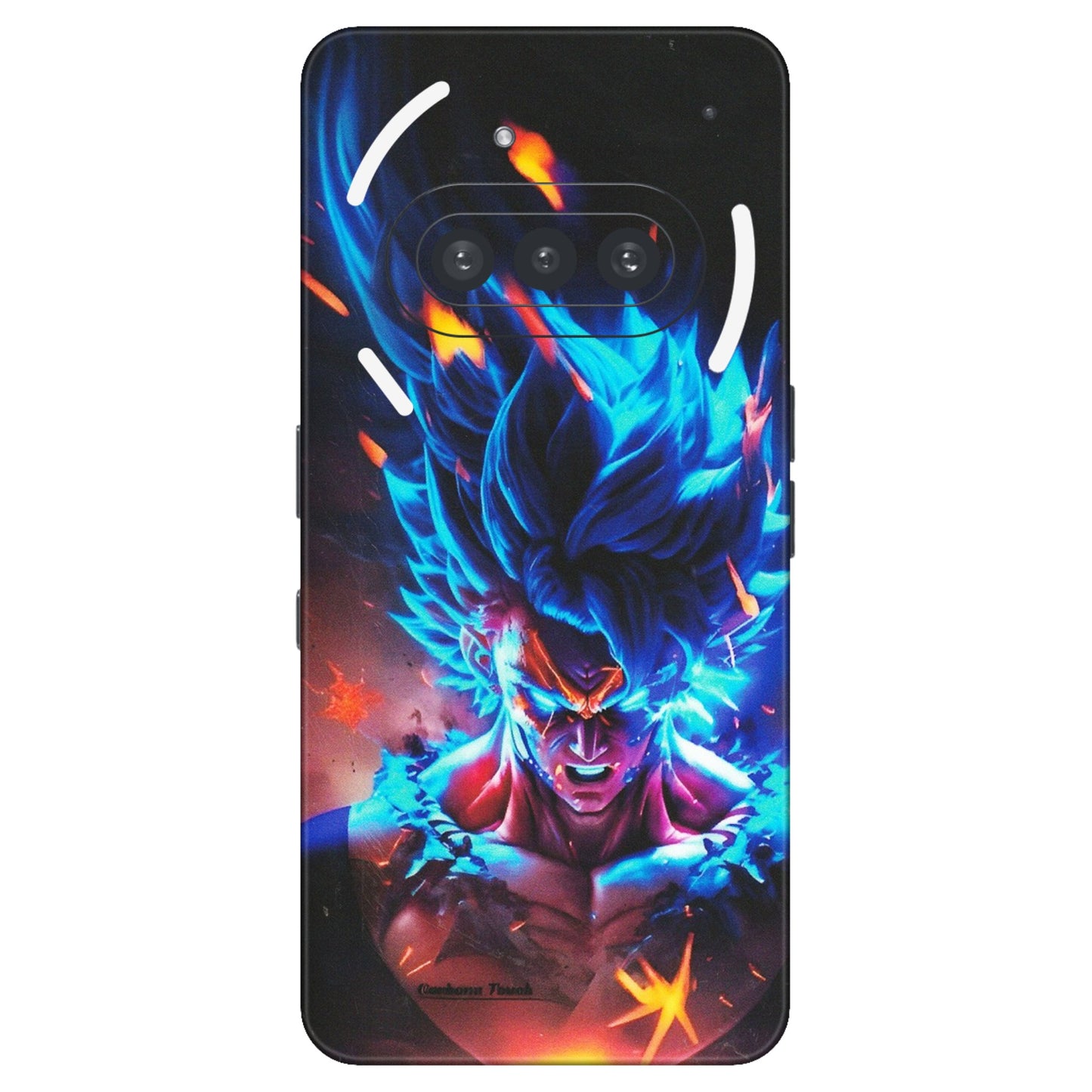 Nothing Phone Skins (All Models) - Angry Goku Dragon Ball Anime - Matte Finish (M-150) Nothing Phone 3A