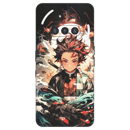 Nothing Phone Skins (All Models) - Tanjiro Demon Slayer Anime - Matte Finish (M-158) Nothing Phone 3A