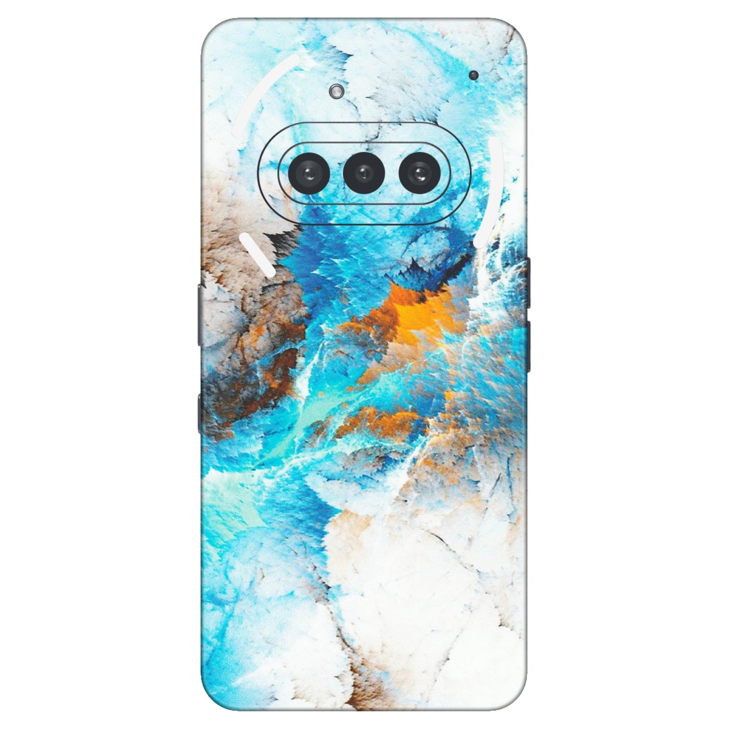 Nothing Phone Skins (All Models) - Blue Waves Abstract - Matte Finish (M-19) Nothing Phone 3A