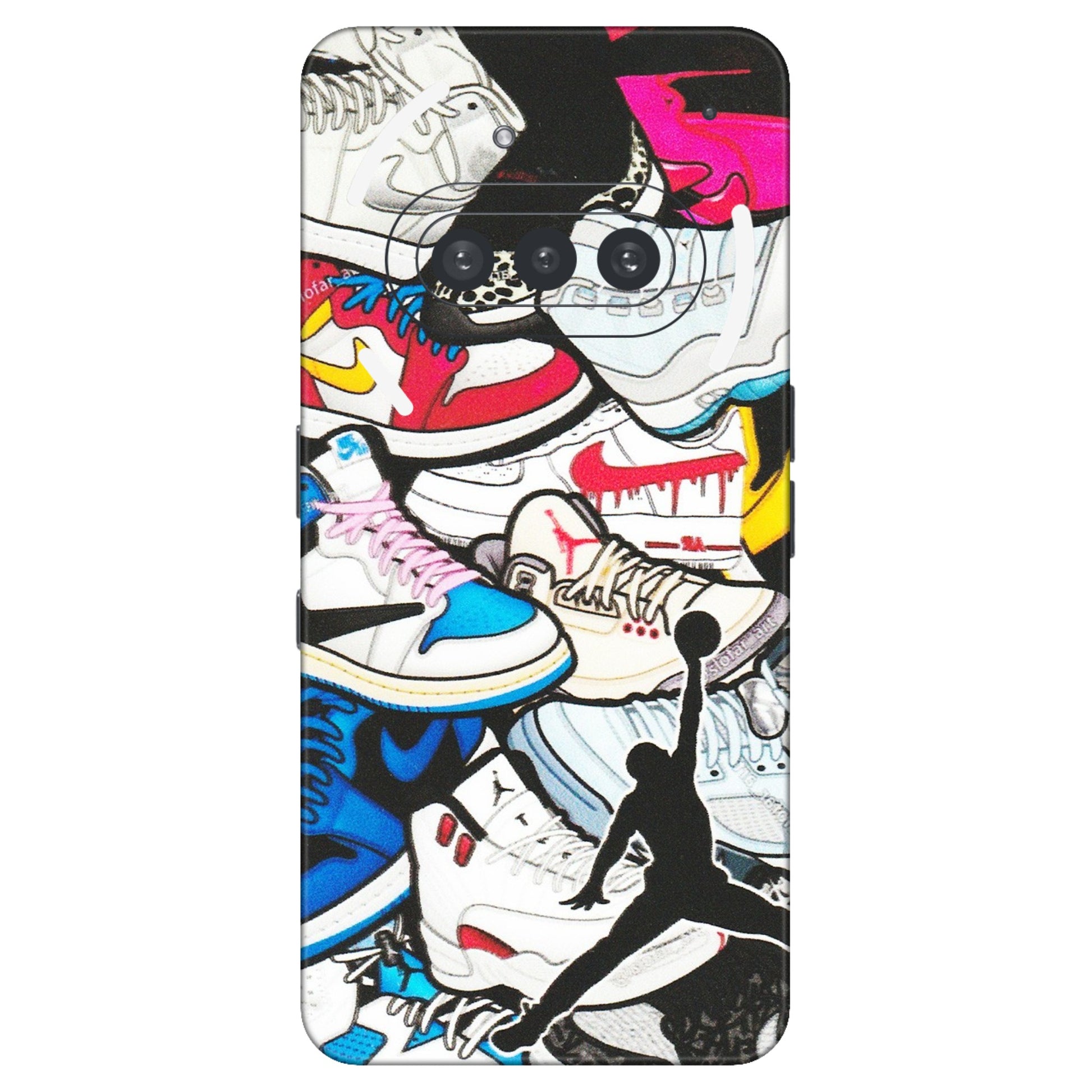 Nothing Phone Skins (All Models) - Jordan Sneakers Fan - Matte Finish (M-80) Nothing Phone 3A