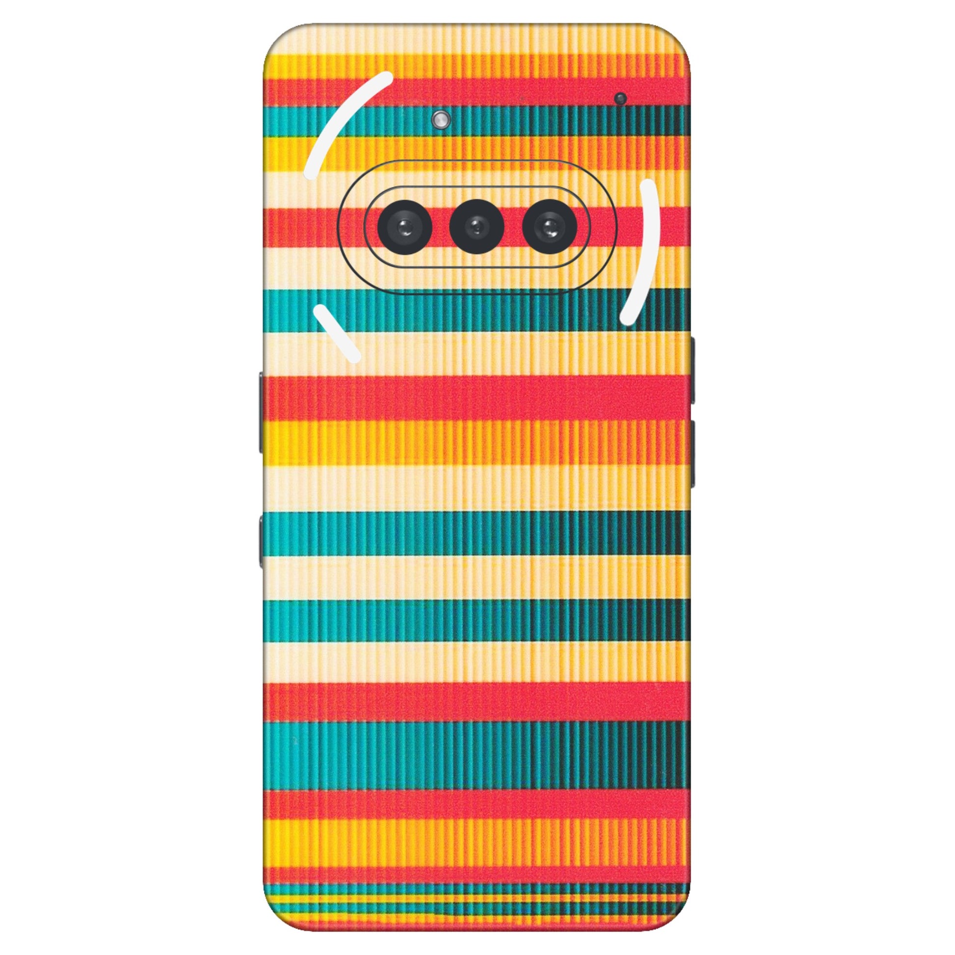 Nothing Phone Skins (All Models) - Colourful Stripes Soothing Effect - Matte Finish (M-86) Nothing Phone 3A