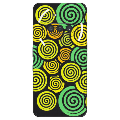 Nothing Phone Skins (All Models) - Funky Crazy Spiral - Funky Matte Finish (M-91) Nothing Phone 3A