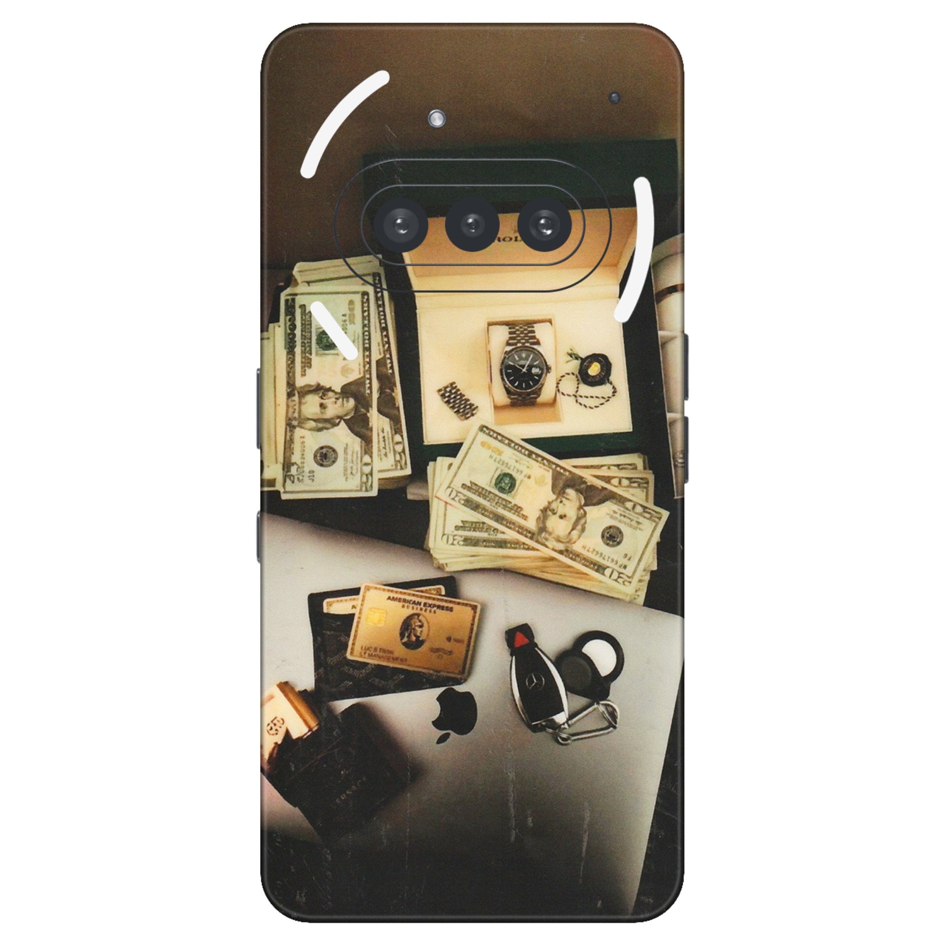 Nothing Phone Skins (All Models) - Tranzy Series Luxury Lifestyle - Transparent Finish (T-11) Nothing Phone 3A