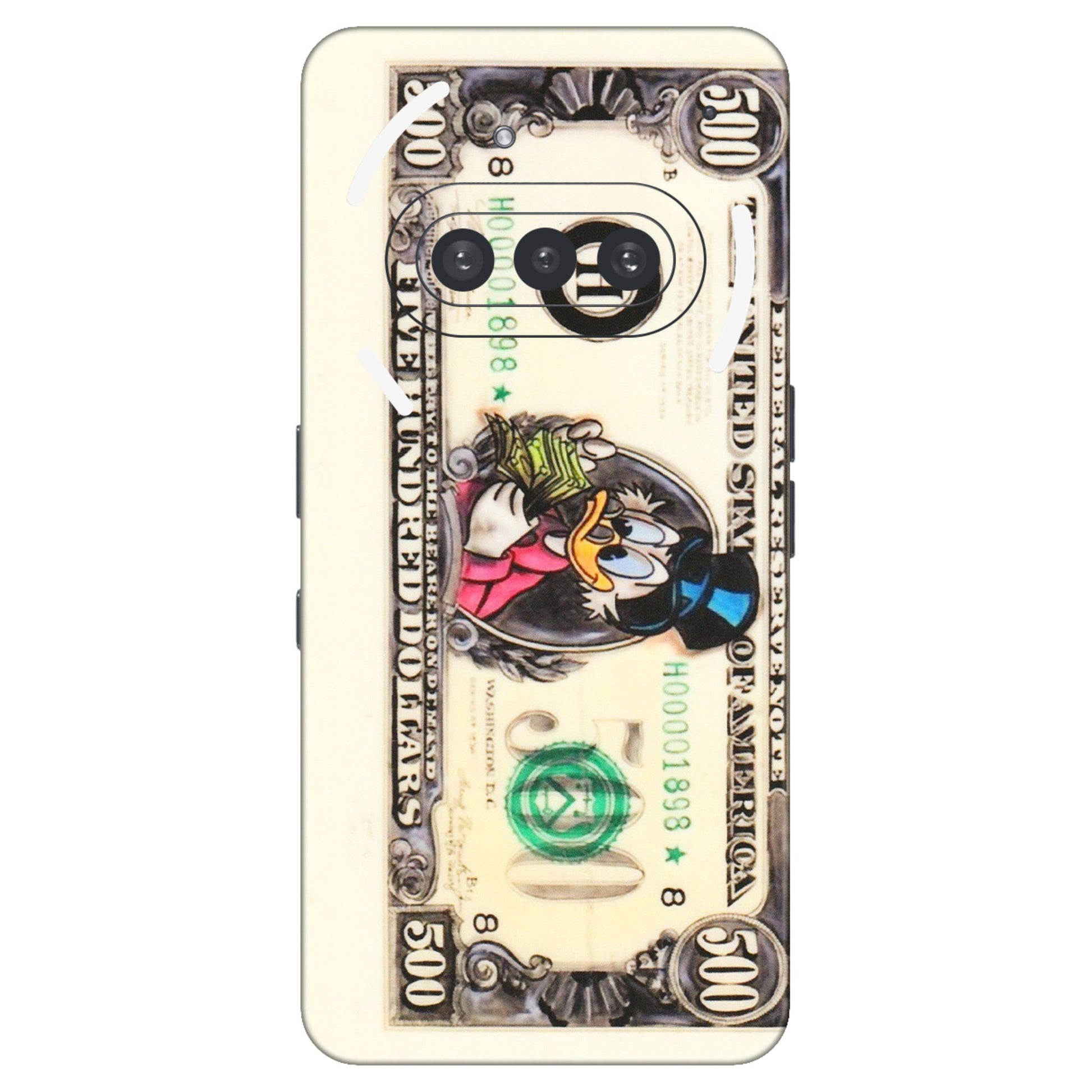 Nothing Phone Skins (All Models) - Tranzy Series Five Hundred Dollar Duck - Transparent Finish (T-15) Nothing Phone 3A
