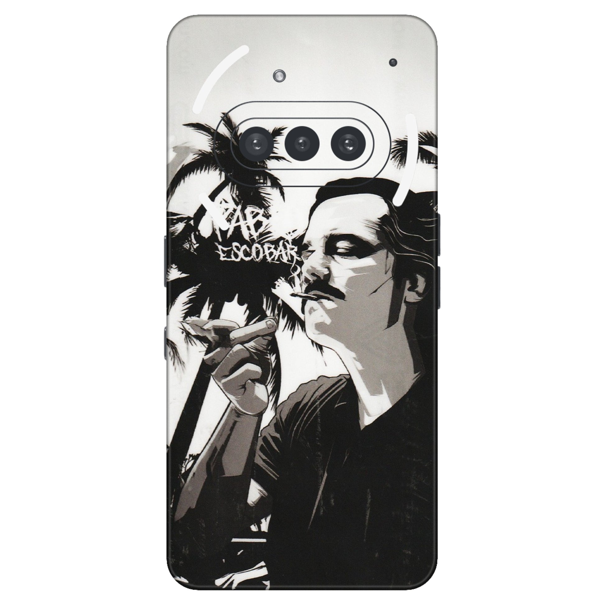 Nothing Phone Skins (All Models) - Tranzy Series Pab Escobar - Transparent Finish (T-5) Nothing Phone 3A