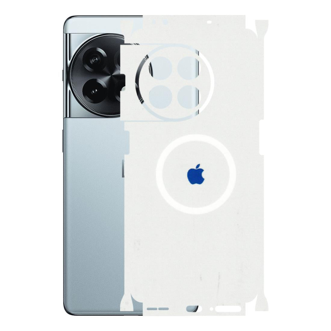 OnePlus Phone Skins (All Models) - iPhone Magsafe Logo - 3D Embossed Finish - (L-320) Oneplus 11R (5G)