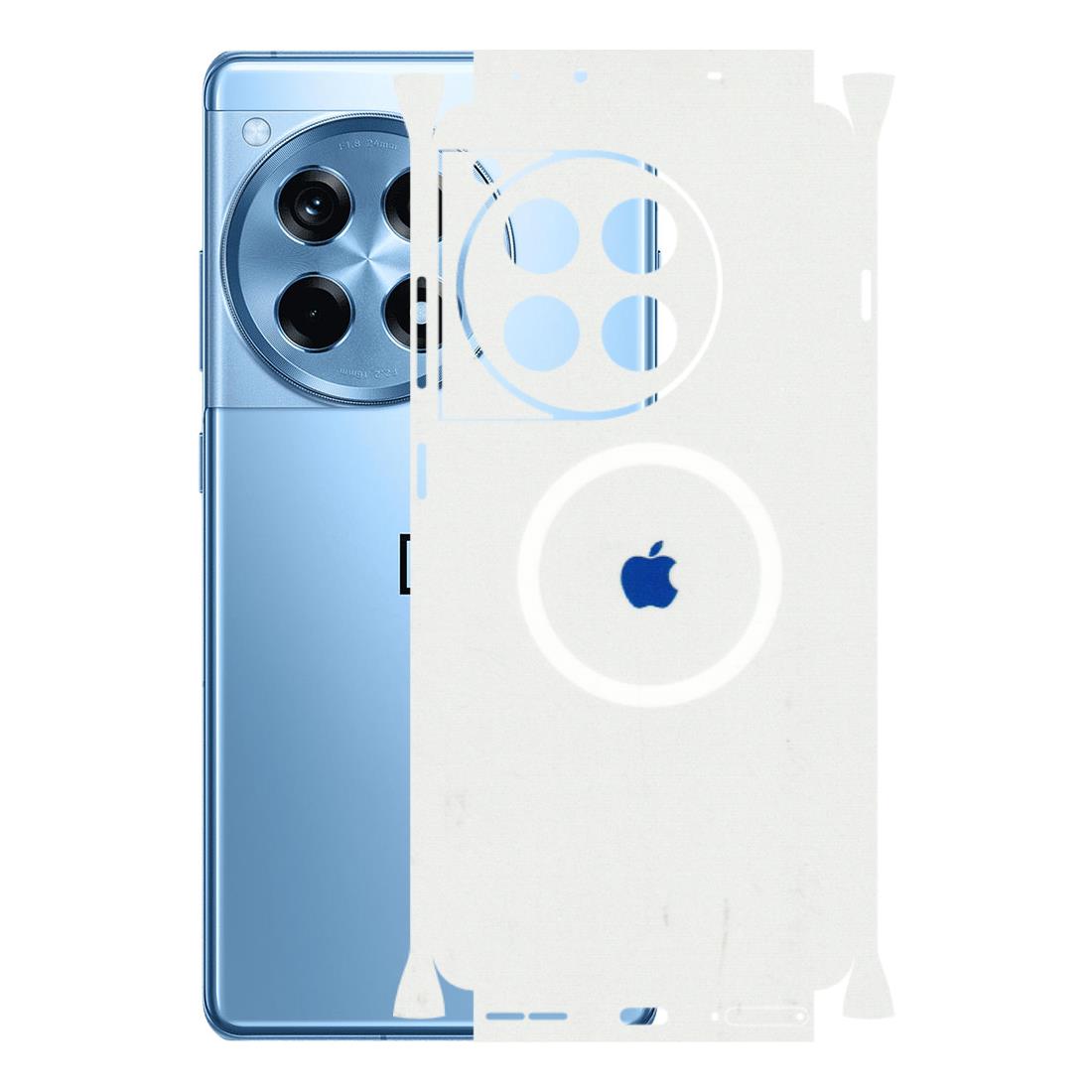 OnePlus Phone Skins (All Models) - iPhone Magsafe Logo - 3D Embossed Finish - (L-320) Oneplus 12R (5G)