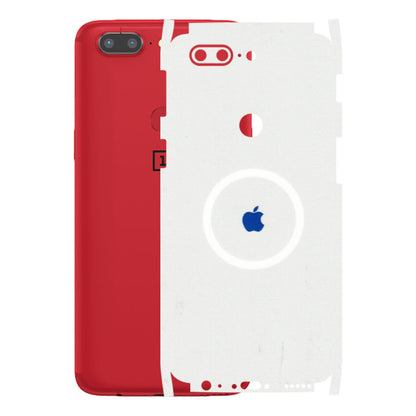 OnePlus Phone Skins (All Models) - iPhone Magsafe Logo - 3D Embossed Finish - (L-320) Oneplus 5T