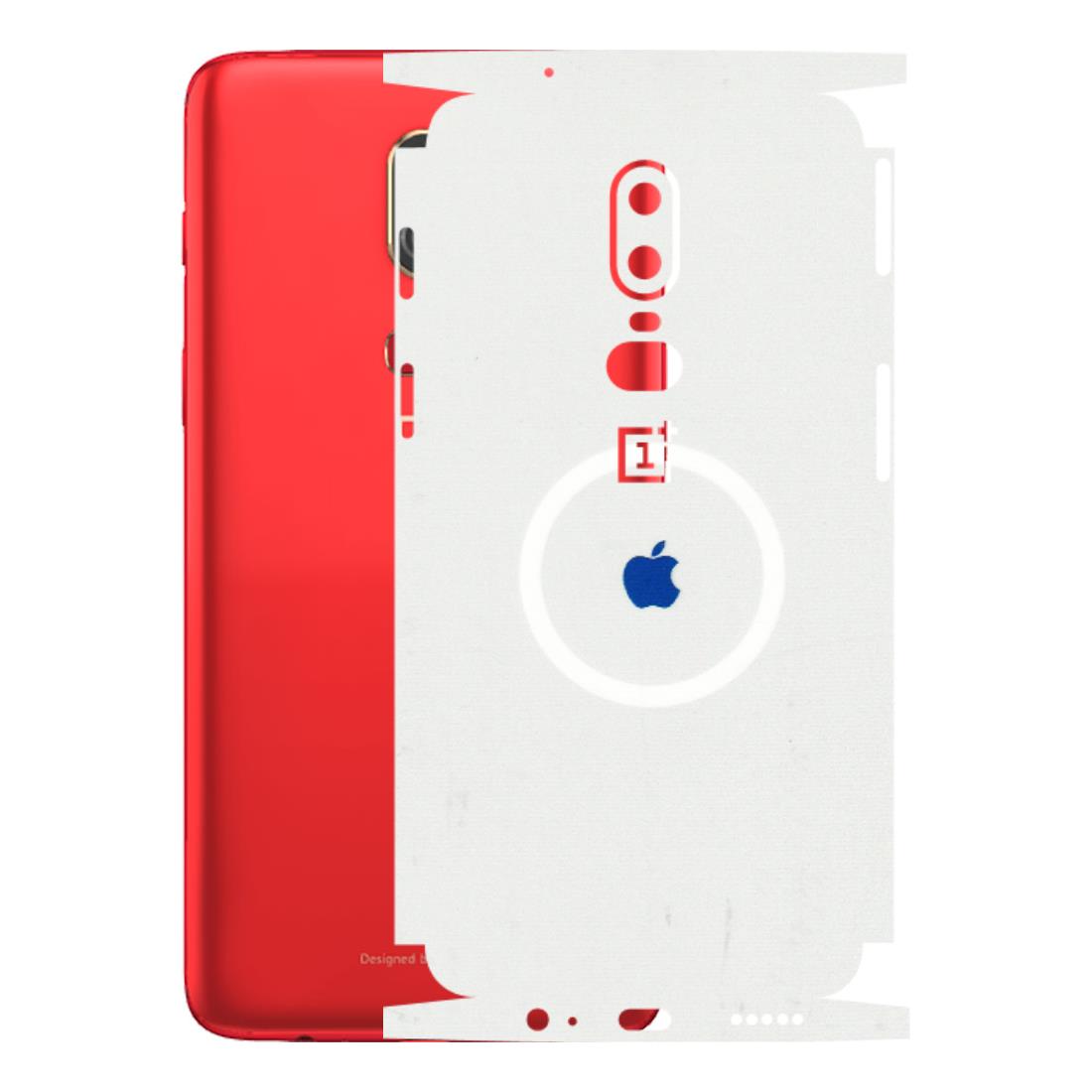 OnePlus Phone Skins (All Models) - iPhone Magsafe Logo - 3D Embossed Finish - (L-320) Oneplus 6