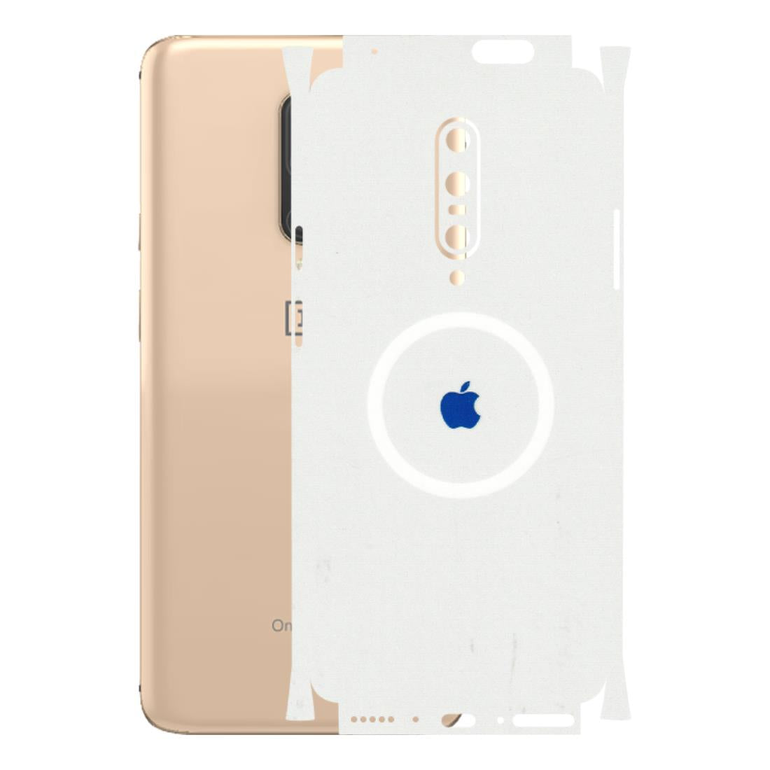 OnePlus Phone Skins (All Models) - iPhone Magsafe Logo - 3D Embossed Finish - (L-320) Oneplus 7 Pro