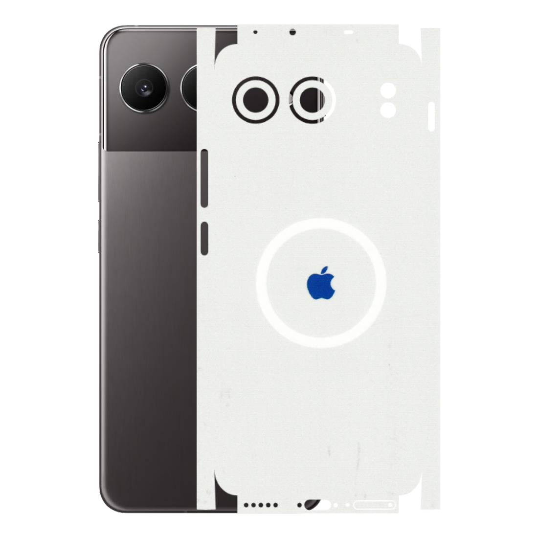 OnePlus Phone Skins (All Models) - iPhone Magsafe Logo - 3D Embossed Finish - (L-320) Oneplus Nord 4 (5G)