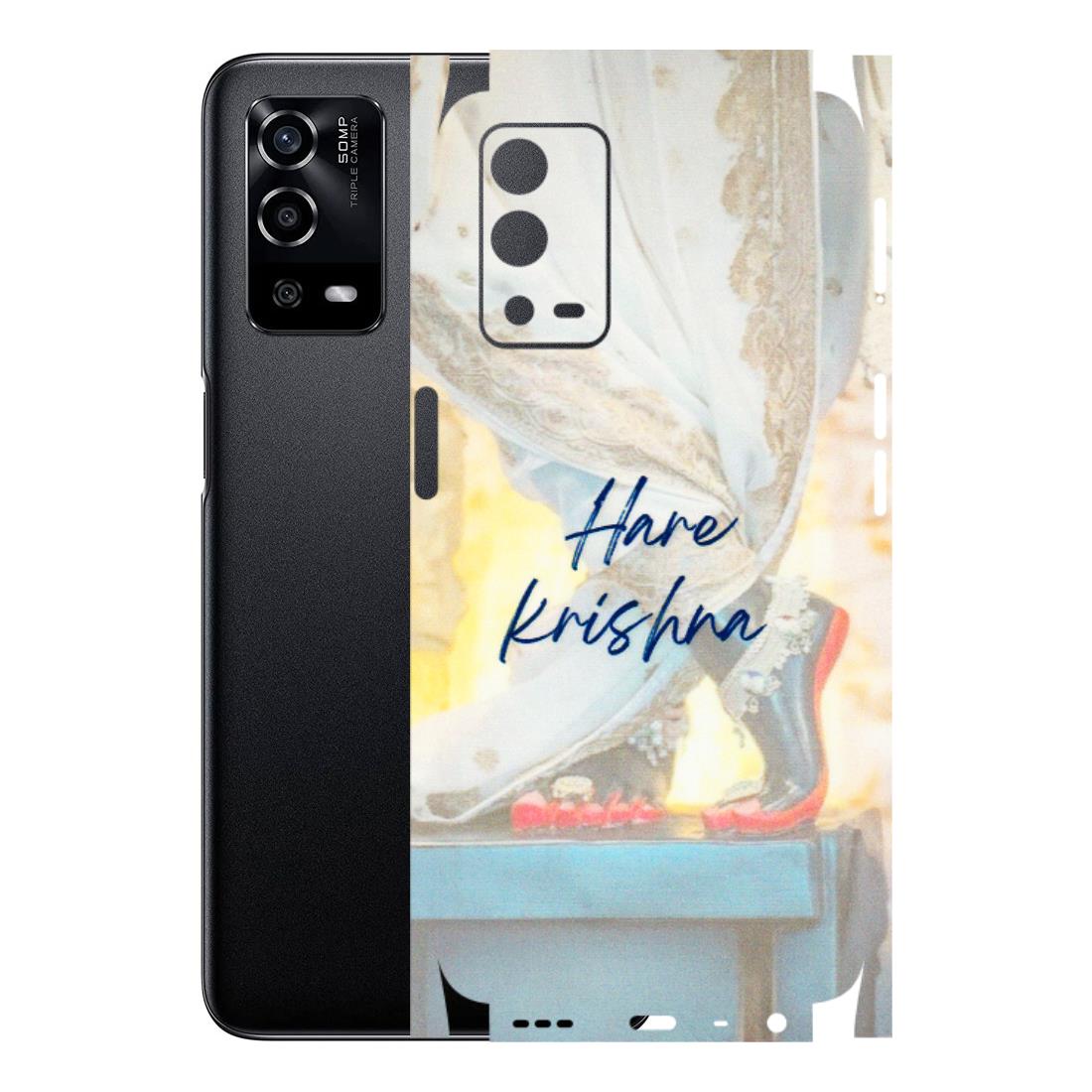 Oppo Phone Skins (All Models) - Hare Krishna - 3D Embossed Finish (L-03) Oppo A55 4G