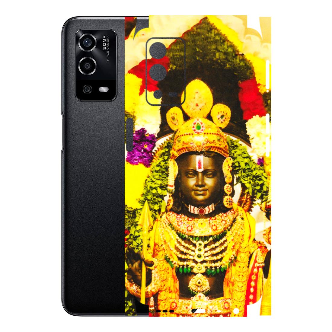 Oppo Phone Skins (All Models) - Ram Lalla Ayodhya - 3D Embossed Finish (L-103) Oppo A55 4G