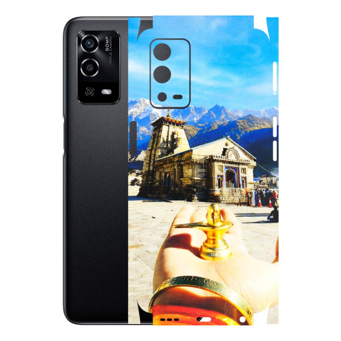 Oppo Phone Skins (All Models) - Beauty of Kedarnath - 3D Embossed Finish (L-108) Oppo A55 4G