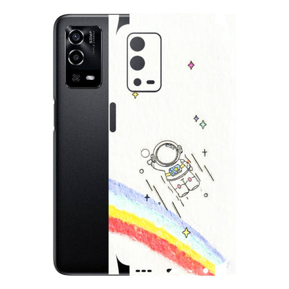 Oppo Phone Skins (All Models) - Milkyway Astronaut - 3D Embossed Finish (L-110) Oppo A55 4G