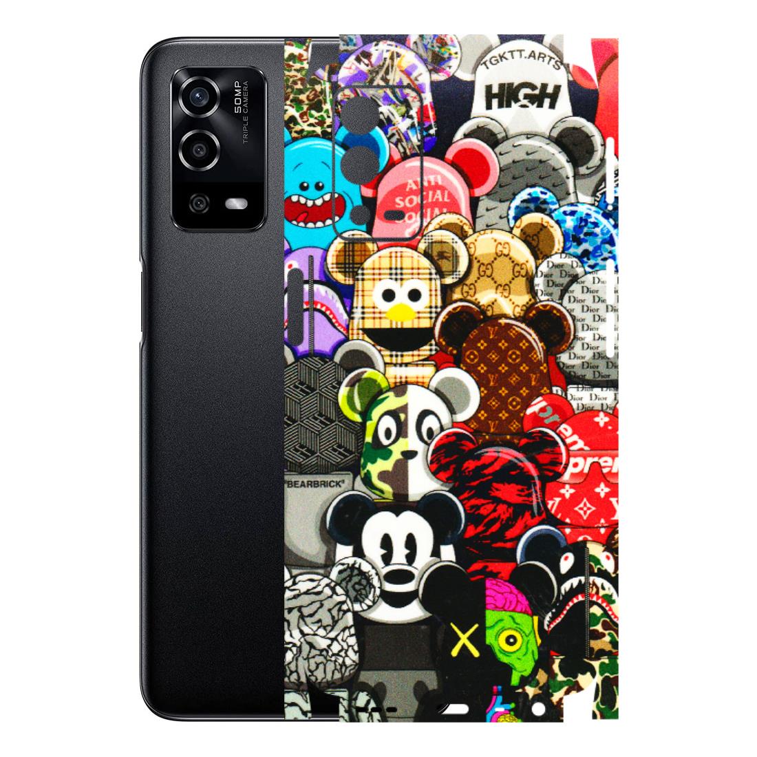 Oppo Phone Skins (All Models) - More Mickey Mouses - 3D Embossed Finish (L-118) Oppo A55 4G