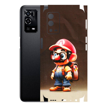 Oppo Phone Skins (All Models) - Little Mario - 3D Embossed Finish (L-119) Oppo A55 4G