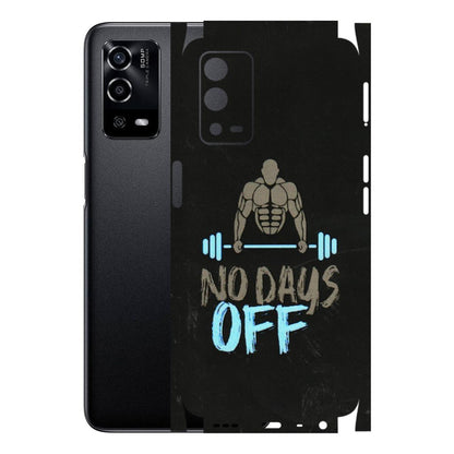 Oppo Phone Skins (All Models) - Gym Lover - 3D Embossed Finish (L-127) Oppo A55 4G