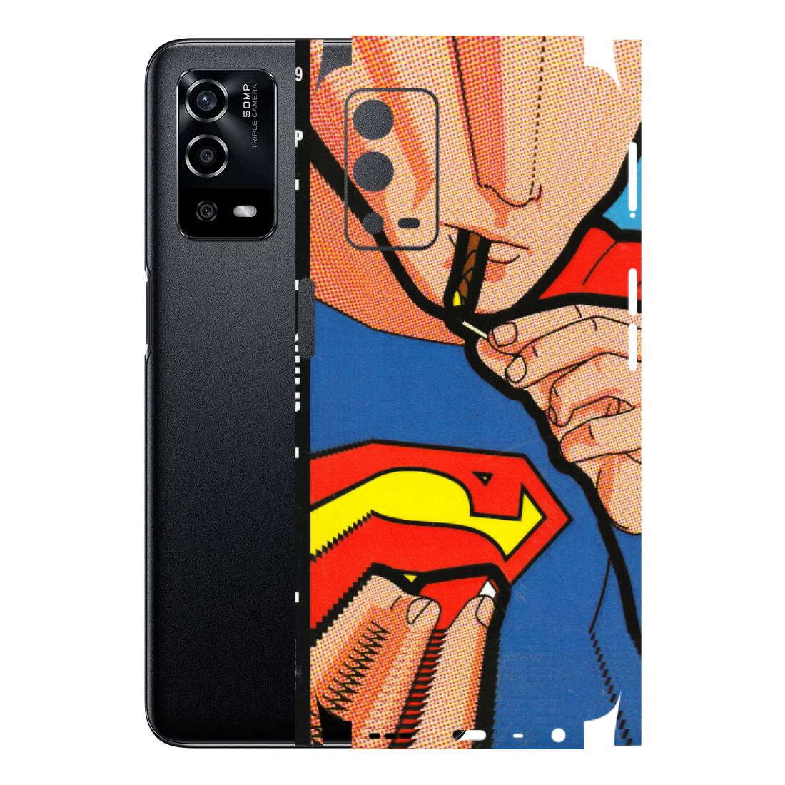Oppo Phone Skins (All Models) - Superman Sutta - 3D Embossed Finish (L-130) Oppo A55 4G