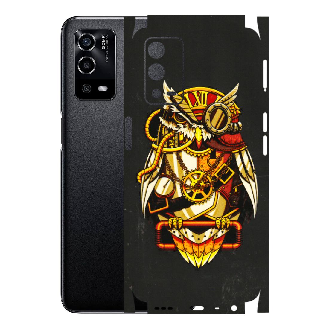Oppo Phone Skins (All Models) - Classy Smart Owl - 3D Embossed Finish (L-144) Oppo A55 4G
