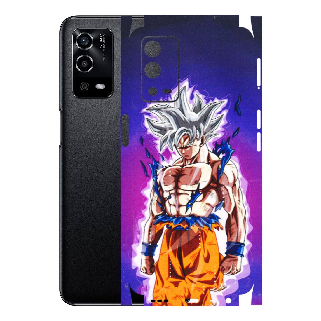 Oppo Phone Skins (All Models) - Goku Purple Anime - 3D Embossed Finish (L-147) Oppo A55 4G