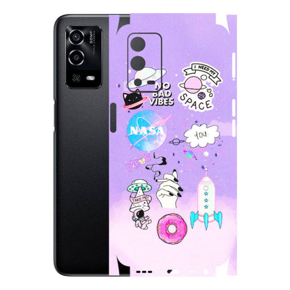 Oppo Phone Skins (All Models) - I Need My Nasa Skin - 3D Embossed Finish (L-149) Oppo A55 4G