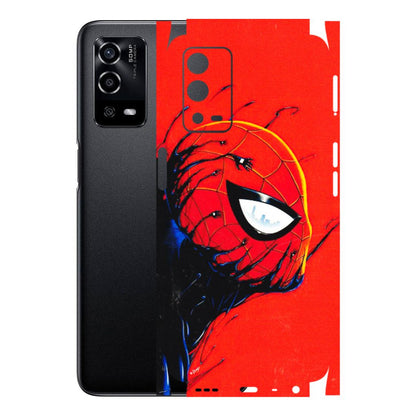 Oppo Phone Skins (All Models) - Spiderman Face Venom - 3D Embossed Finish (L-165) Oppo A55 4G