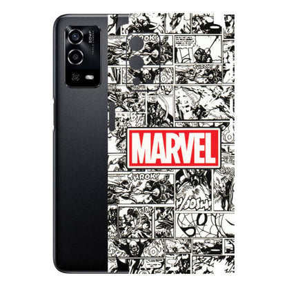 Oppo Phone Skins (All Models) - Marvel Comic - 3D Embossed Finish (L-171) Oppo A55 4G
