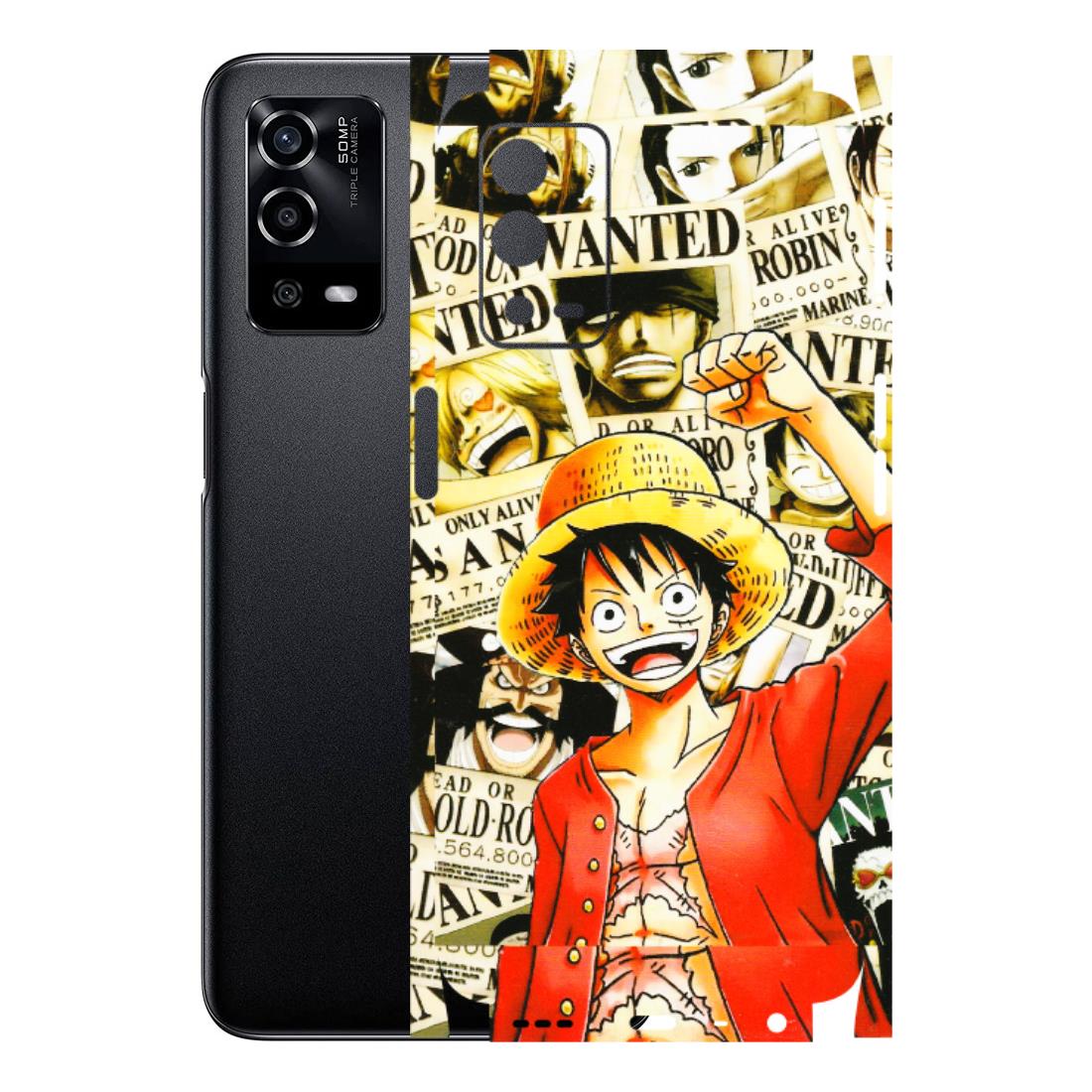 Oppo Phone Skins (All Models) - Luffy Anime - 3D Embossed Finish (L-177) Oppo A55 4G