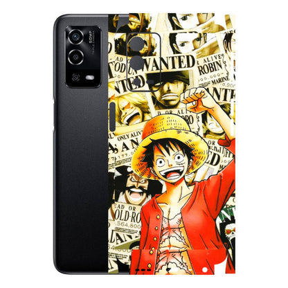 Oppo Phone Skins (All Models) - Luffy Anime - 3D Embossed Finish (L-177) Oppo A55 4G