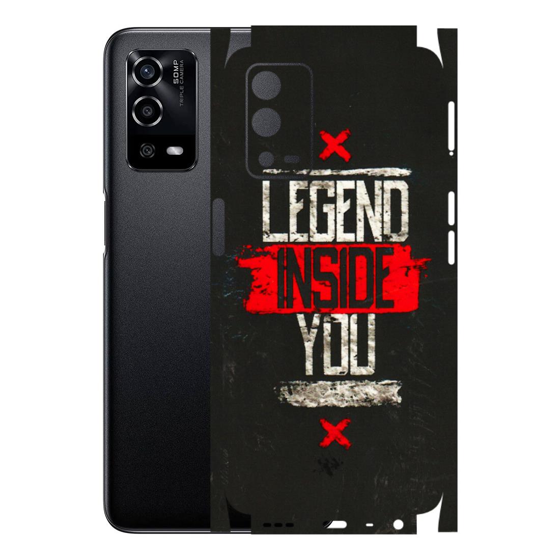 Oppo Phone Skins (All Models) - Legend Inside You - 3D Embossed Finish (L-186) Oppo A55 4G