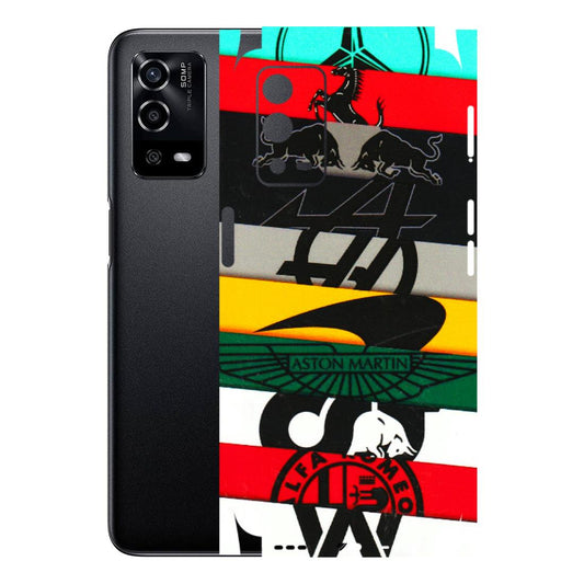 Oppo Phone Skins (All Models) - Multi Designer Brands - 3D Embossed Finish (L-187) Oppo A55 4G