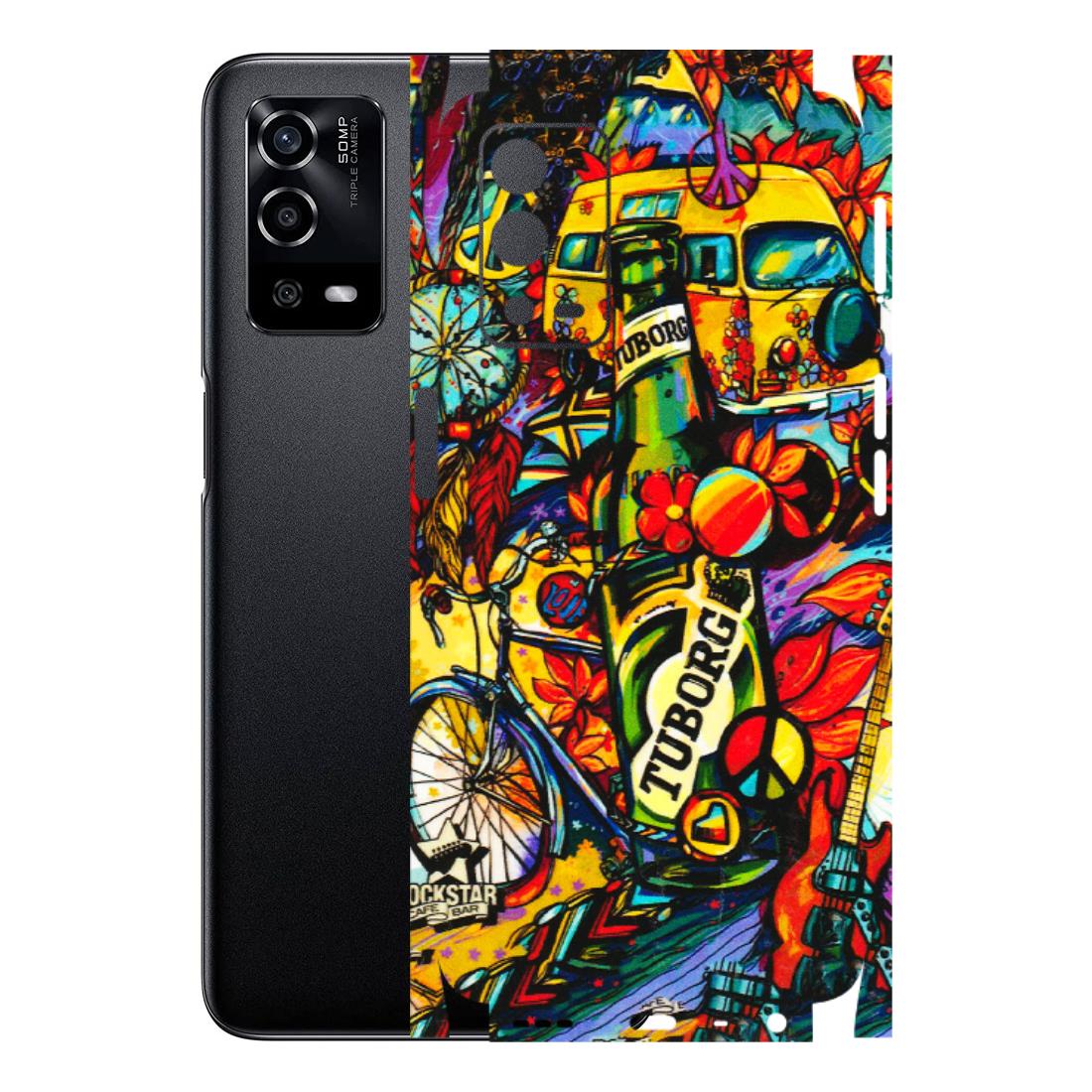 Oppo Phone Skins (All Models) - Cool Beer Bottle - 3D Embossed Finish (L-193) Oppo A55 4G