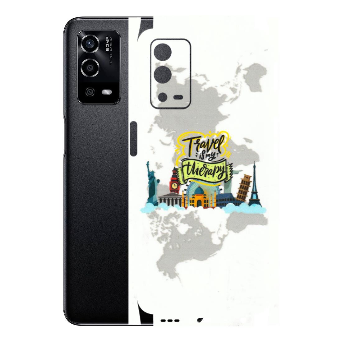 Oppo Phone Skins (All Models) - Travel Therapy - 3D Embossed Finish (L-199) Oppo A55 4G