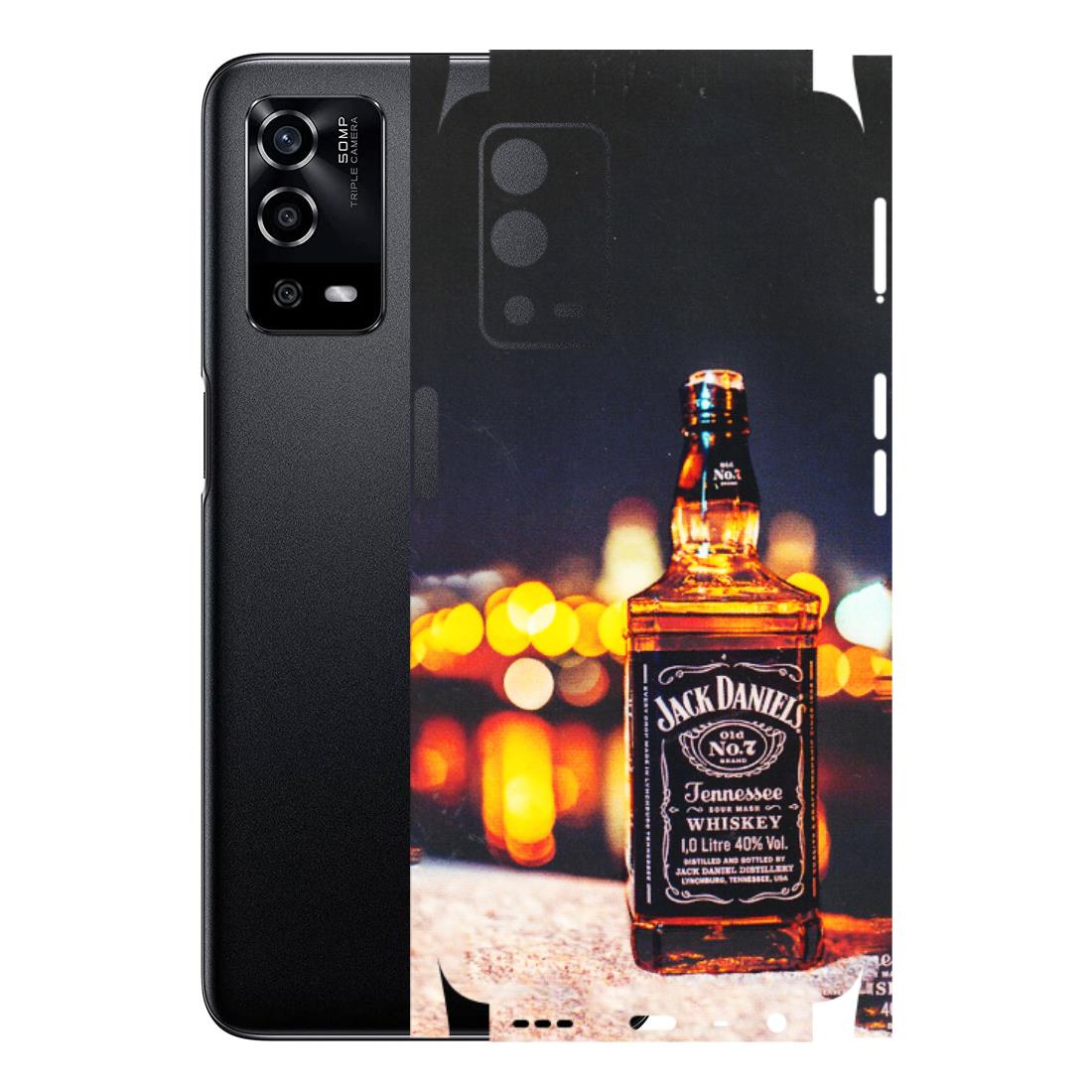 Oppo Phone Skins (All Models) - JD Whiskey Bottle - 3D Embossed Finish (L-20) Oppo A55 4G