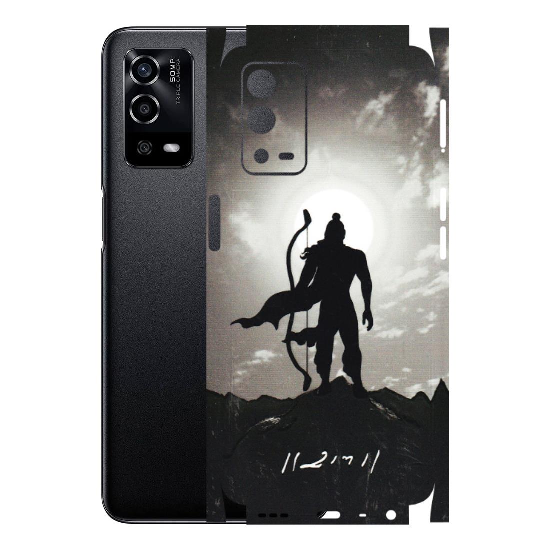 Oppo Phone Skins (All Models) - Jai Siya Ram - 3D Embossed Finish (L-200) Oppo A55 4G