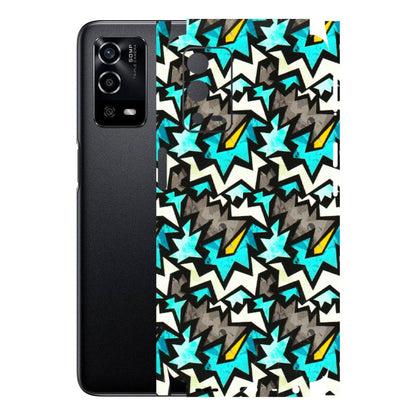 Oppo Phone Skins (All Models) - Funky Zig Zag - 3D Embossed Finish (L-223) Oppo A55 4G